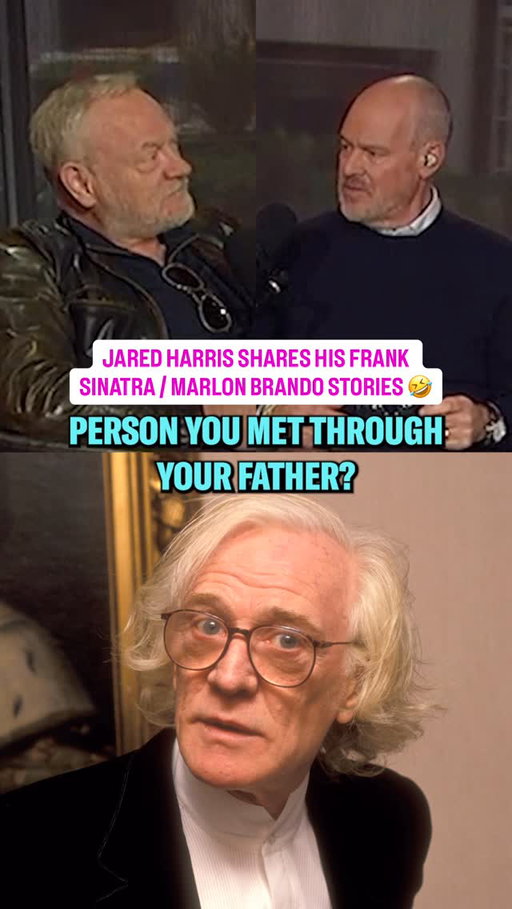 The brilliant Jared Harris shares some incredible Frank Sinatra and Marlon Brando stories from his father 2-time Academy Award nominee Richard Harris 🤣

Check out some of Jared’s recent projects:

‘Reawakening’, available now on Apple and Prime Video.
‘A House of Dynamite’- available for streaming now on Netflix