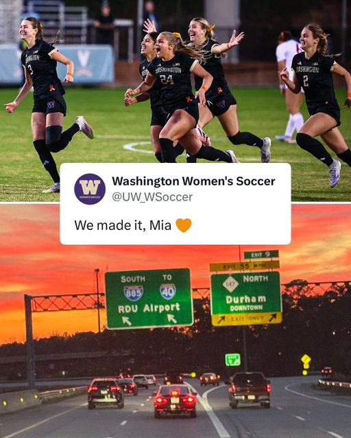 Washington’s women’s soccer team has had an incredible season marked by resilience 🧡

Despite losing their star goalkeeper Mia Hamant to kidney cancer, the Huskies are onto the Elite Eight of the NCAA title, fuelled by their love and passion for their teammate 🫶

(via @uw_wsoccer)