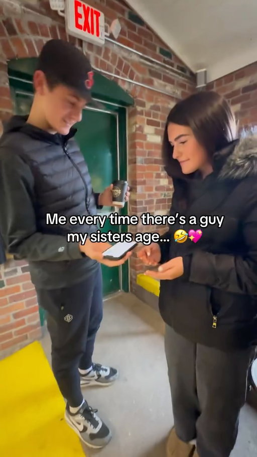 LMAOOOO😭😭 Guys he literally already texted her #omg #matchmaking #haha #sibling #meganmillion #fyp #foryou #explore #explorepage #thanksgiving
