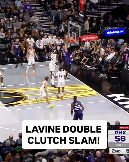 @zachlavine8 drives the lane and throws down the impressive double clutch jam! 😳
🏆 PHX/SAC • West Group A
📺 @emirates NBA Cup on League Pass