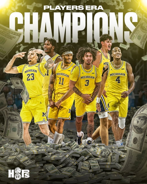 MICHIGAN WINS THE SECOND ANNUAL @Players_Era FESTIVAL 🔥🏆

The No. 7 Wolverines take home $1 million in NIL money after taking down No. 12 Gonzaga 💰