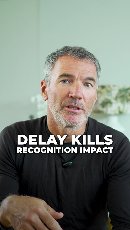 Delay destroys recognition