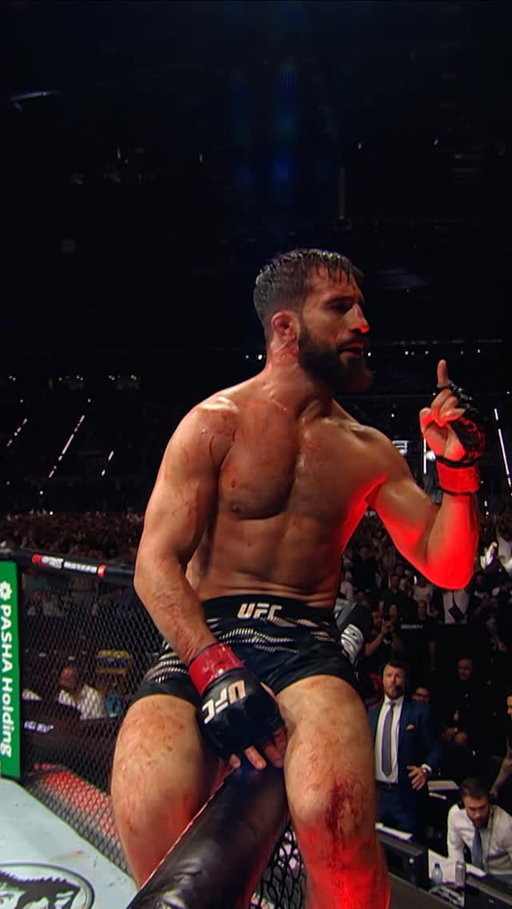 🇦🇿 @naz_mma всегда выходит в октагон за нокаутом! #UFC323