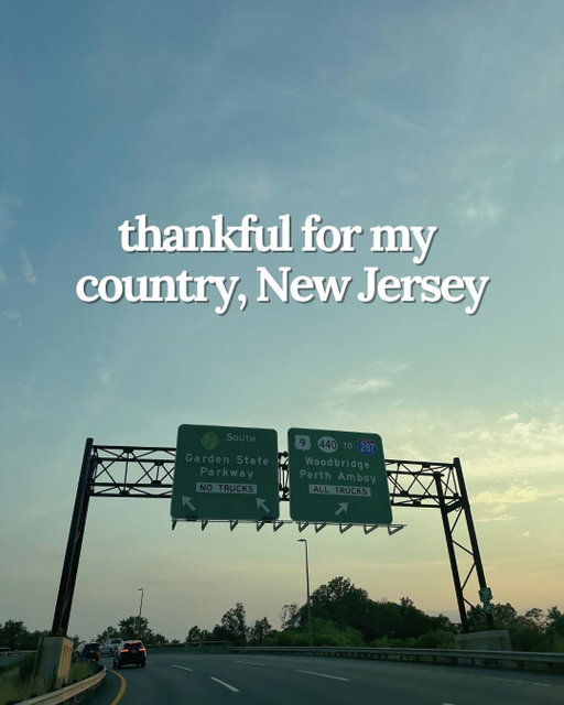 New Jersey, we’ll always be thankful for you 😌💚 Wishing a very happy and healthy Thanksgiving to all!!!!!