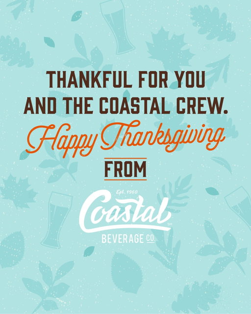 Happy Thanksgiving from the Coastal Crew! 

#Thanksgiving #CoastalCrew