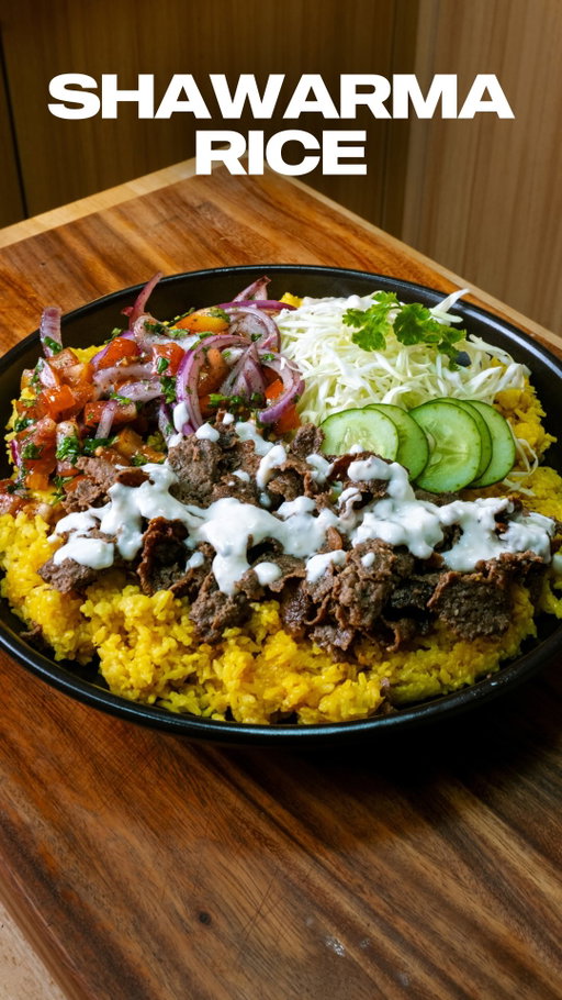 Shawarma rice but leveled up 🔥🍖🍚

I’ve been seeing that viral kebab trick everywhere, so I had to give it a go. And it’s a game changer. 

Normally, local shawarma rice uses ground beef sautéed with spices until aromatic. It’s good, but this method takes it further. Flattening the beef between parchment until it’s paper thin, rolling it up tight, and cooking it creates those thin, charred, smoky pieces you’d find in kebab shops around the world.

It ends up richer, more spiced, and way closer to an authentic kebab experience. And look… I’m Filipino. Of course I had to serve it over rice.

Turmeric rice, fresh salad, garlic sauce, and that crisp beef on top? Perfection 👌

Who’s trying this next? 🔥

INGREDIENTS:
Beef Shawarma/Kebab
-300–400g ground beef
-2 tbsp cumin
-1 tbsp yogurt
-1 tbsp beef tallow or butter
-1 tsp smoked paprika
-½ tsp black pepper
-1 tsp salt

Turmeric Rice
-1 cup jasmine rice
-½ small onion, minced
-3–4 cloves garlic, minced
-1 tsp turmeric powder
-1¾ cups chicken stock
-1 tbsp oil or butter
-Salt to taste

Salad
-1 onion, thinly sliced
-1–2 tomatoes, diced
-Parsley, chopped
-1 tbsp extra virgin olive oil
-½ tsp sumac
-Salt & pepper

Garlic Sauce
-½ cup yogurt
-¼ cup mayonnaise
-2 cloves raw garlic, grated
-1 tbsp roasted garlic, minced
-Lemon juice
-1½ tbsp extra virgin olive oil
-Salt & pepper

Extras
-Shredded cabbage
-Sliced cucumber

INSTRUCTIONS:
1️⃣ To make turmeric rice, sauté garlic & onion, add turmeric, rice, and chicken stock. Cook until fluffy.
2️⃣ Mix the beef with cumin, yogurt, tallow/butter, paprika, pepper, and salt.
3️⃣ Roll thin between parchment, remove the top sheet, roll into a log, and bake at 180°C for 7–8 mins. Tear the meat.
4️⃣ Make salad (onion, tomato, parsley, EVOO, sumac).
5️⃣ Make garlic sauce (yogurt, mayo, garlics, lemon, EVOO).
6️⃣ Assemble your bowl and enjoy!

#kebab #shawarma #viraldonerkebab #donerkebab