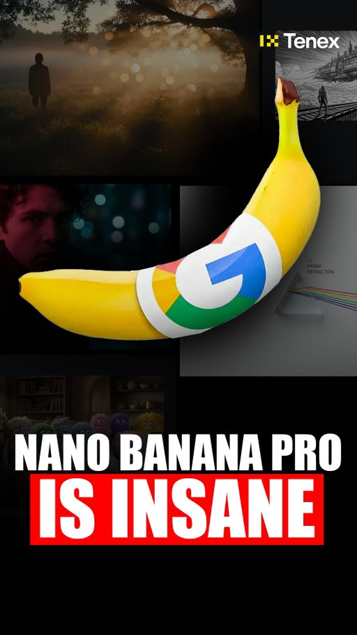 Say goodbye to paying $400 for studio headshots.

Because Google just dropped Nano Banana Pro, an AI model so good at generating 4K portraits that people can’t tell they’re fake.

And that’s just the first thing it can do.

You can upload a basic selfie and type “professional LinkedIn headshot 4K studio lighting,” and Nano Banana Pro will give you a portrait that looks like you walked out of a real photography studio.

But it doesn’t stop there.

You can take a single product image and tell it, create three marketing ads in different styles and in other languages, and it does the rest, captions, lighting, layout, everything.

And if you wanna turn your Zoom meetings into an infographic, paste your meeting notes or transcript and ask to turn this into a Q4 marketing summary infographic.

It maps the ideas, organizes the content, and designs the full visual for you.

If you want to learn how to use AI to grow your business, comment “Tenex” and we’ll send you our weekly newsletter.

#ai #artificialintelligence #gemini