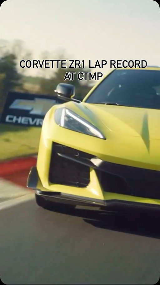Unrelenting power. Precision engineering. A legend on the track. @RonFellowsOfficial unleashed the full potential of the #Corvette #ZR1 at @CTMPOfficial, setting a new lap record of 1:18.22 🏆

Experience the lap that broke the record. Link in bio.
