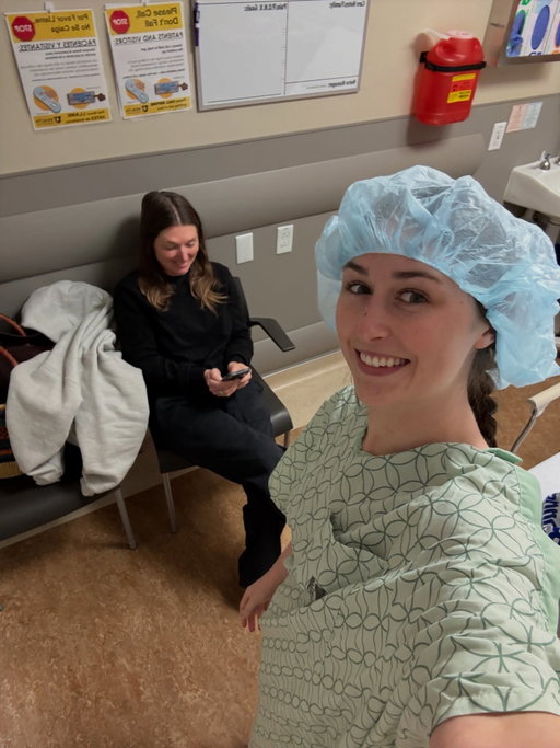 No one freak out 😂. Just a minor surgery. I broke my arm in 2020 and ended up having some ulnar nerve damage. I haven’t been able to feel the left side of my hand since then, and it has affected my motor skills and strength. Finally doing something about it! Hopefully only a month for full recovery 👊