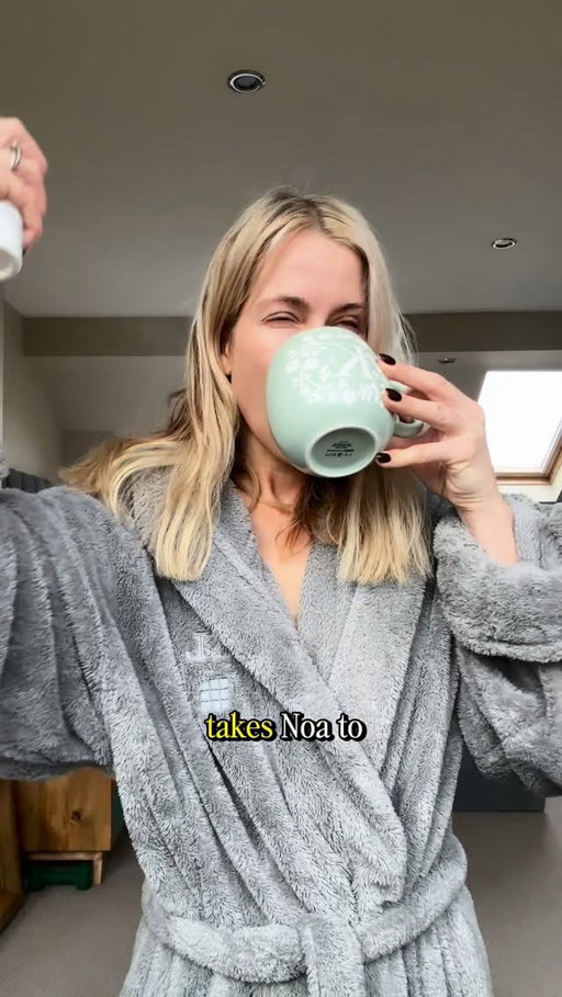 AD Up at 6:45am and asleep by 11:30pm - this is my Monday. Juggling a podcast, parliament visit, parenting, school pickup, laundry mountain and the doggies. 

Thankfully my @delonghiuk Magnifica Evo Next keeps me caffeinated enough to pretend I’m thriving. It produces coffee-shop magic and honestly, I couldn’t live without my two cups a day. The king of coffee machines. ☕️