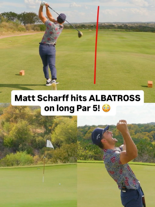Thankful for this Par 5 from @mattscharff 🤯 

Happy Thanksgiving y’all! 🦃