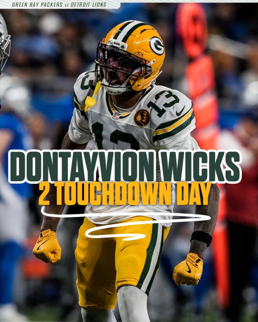 Dontayvion Wicks got the sauce, no cranberry.

Vote him to the Pro Bowl! Link in bio!