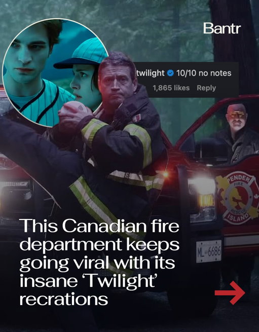 Twilight never left, it just moved north 🇨🇦

The fellas at @penderfire have enjoyed themselves quite a bit the last few weeks, generating tens of millions of views recreating Twilight scenes in their forested backyard. 

More of this, please 👌🙌

#readbantr #twilight #viral