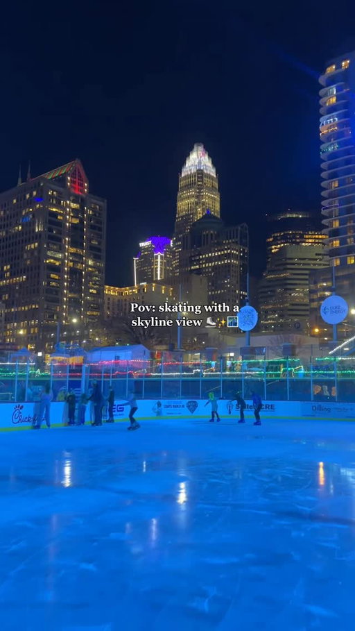 Add this to your holiday must-do list & thank us later! The coolest experience! Light the Knights is open all weekend! ✨🌃⛸️

Our ice rink is presented by @circlekstores