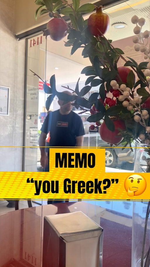 Why do I keep asking people if they’re Greek?
They always say “yes!”. 🇬🇷