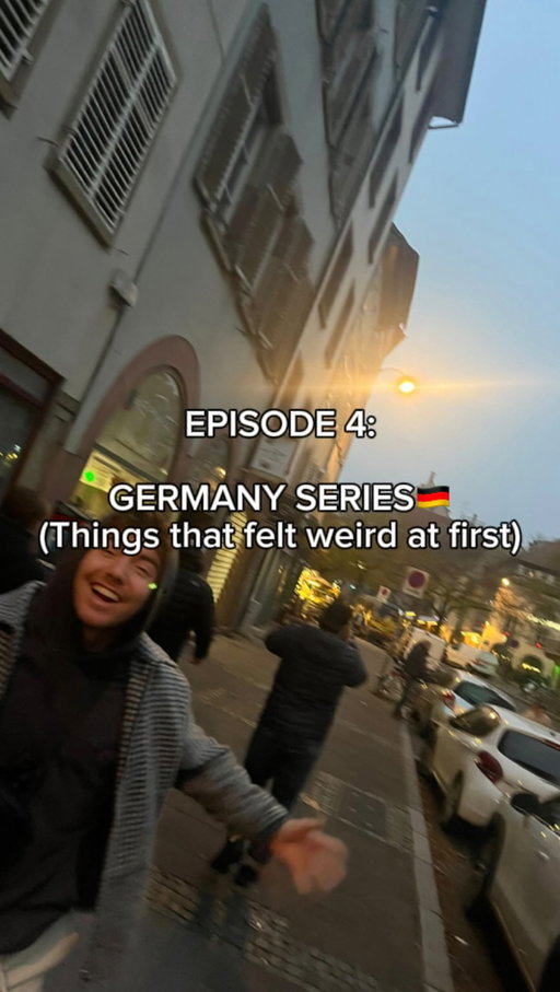Germany series, Episode 4:

Public Transport
At first: This whole system makes no sense.
Now: Train to bus to S-Bahn— so money

Doors
At first: Why does the door slam so hard?
Now: That solid German click is lowkey music to my ears lol

Quiet Hours
At first: Why can’t I vacuum after 8 p.m.?
Now: Honestly… the silence is kind of goated 

Bread Culture
At first: Why are there so many kinds of bread
Now: I pick my bread like it’s a sport😭