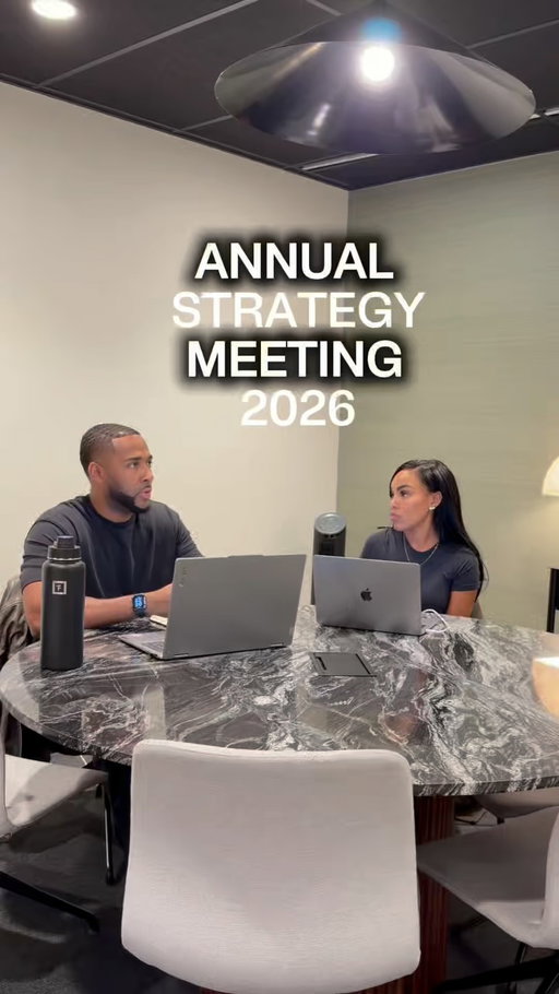 READ: The first year we did this, we didn’t realize how much it would shape our life. That was over 5 years ago. Since then we’ve traveled the world, purchased 2 homes, earned 6 college degrees between us, started 2 six figure business and quadrupled our income 🔥

Every major leap — financially, professionally, in our marriage — started with this meeting. It’s the intentionality behind it and clarity you gain from it that makes the biggest difference ….do this with your person! You won’t regret it believe me! 

“Plan” for the 🔗 …2026 is your year 🔥
