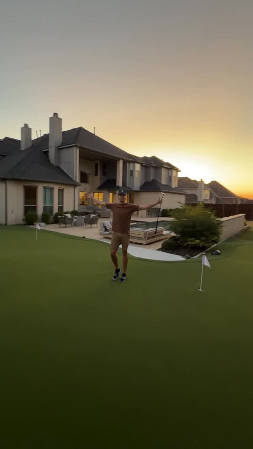 Putting green fully finished ✅