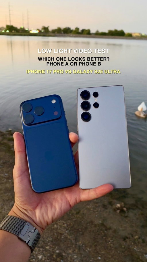 Lowlight Video Test: Galaxy S25 Ultra vs iPhone 17 Pro

Which device do you think is A and which one is B?
Which one looks better?

👉 To find out if your guess is correct, comment #ExploreGalaxy - Plus, I’ll also share a few behind the scene clips of the shot locations.

#SamsungPartner