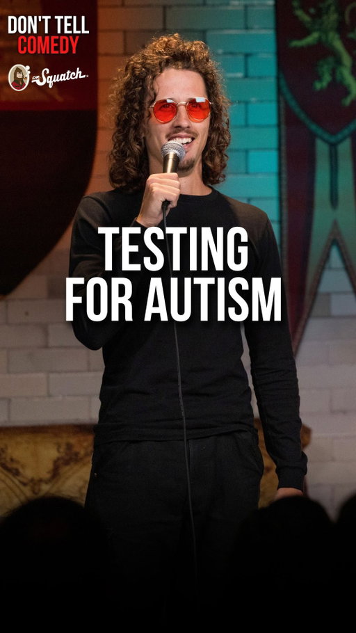 "Testing for Autism” 🎤: @charleshaycock

Your soap is a joke! Upgrade your personal care with @drsquatch

#donttellcomedy #standup #comedy #jokes