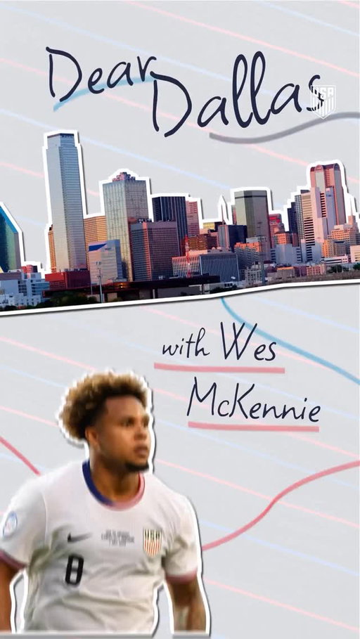 “This place will always be a part of my story.”

Dear Dallas 💙 Weston McKennie

#USMNT x @bankofamerica
