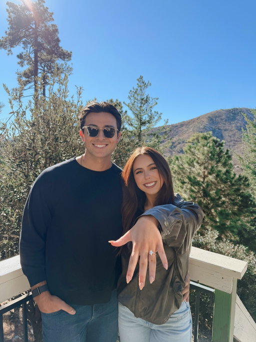 luckiest girl in the world to spend the rest of my life with you 🤍💍