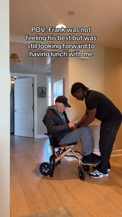 Frank, my 91-year-old veteran client, wasn’t feeling so well but was still looking forward to having lunch with me today. Pippa said that going out for breakfast or lunch is the highlight of his day. Honestly, it’s the highlight of mine too. We went to Pacific Catch in Santa Monica again because we enjoyed the food last time. Frank still had a good appetite and enjoyed every moment we spent together. Thank you for watching. Be kind to one another.