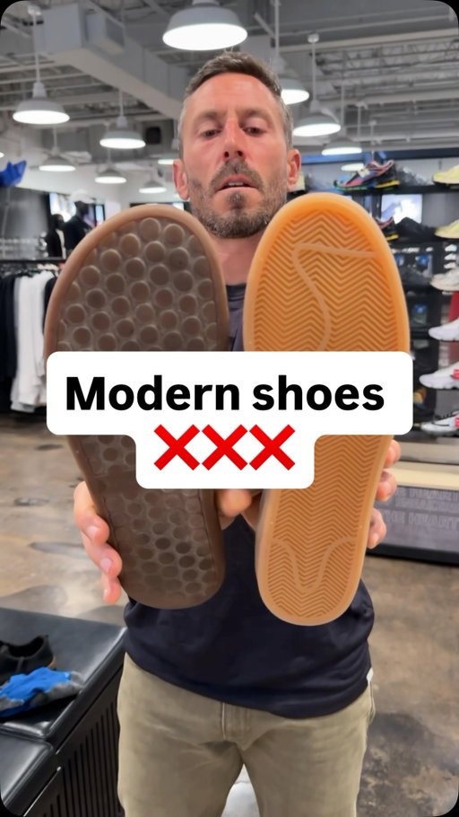 Your feet hate shoes…

As humans, our feet aren’t meant to spend hours a day in tight footwear…

This leads to weaknesses and poor mechanics that negatively affect your knees, spine, and the rest of your body…

Your feet are like the foundation of a house - if they are weak, deformed, and unstable, every other part of your body will suffer…

This doesn’t mean you should never wear shoes again, but you should definitely give your feet a break a couple of times a day and make time for a barefoot walk from time to time…

Being able to move pain-free is key for longevity and it all starts with your feet…

Spend more time barefoot and you will thrive…

Welcome to #theremembering 🏹
