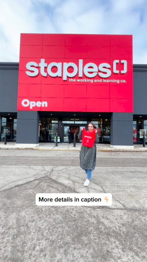 Let’s check out the new @staplescanada store in Burlington!

It’s completely transformed with a new layout that is bright, modern, and designed as a full Working & Learning destination with solutions for every part of your life.

I explored the Kids Learn + Play zone (featuring educational toys from Crayola, LEGO, Play-Doh and more), the expanded tech + gaming areas, travel essentials, and their enhanced Print & Marketing Services for business, branding and design support.

Visit the new Burlington location today (November 29th) and save $30 when you spend $100+ in store.

📍: 1035 Plains Rd E, Burlington, ON L7T 4K1

#StaplesCanada_Partner #ThatWasEasy #BurlingtonGrandOpening *ad