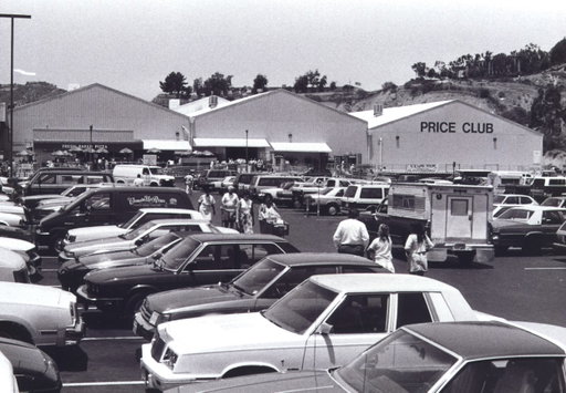 Founded by Sol Price, the company’s first location opened in 1976 under the Price Club name. The location was in a converted airplane hangar on Morena Boulevard in San Diego. Originally serving only small businesses, the company found it could achieve far greater buying clout by also serving a selected audience of non-business members.