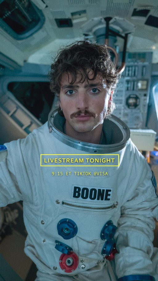 one giant flip for fankind #VisaLive on TikTok ⏰ livestream starts 9:15pm ET 🚀 11.29.2025