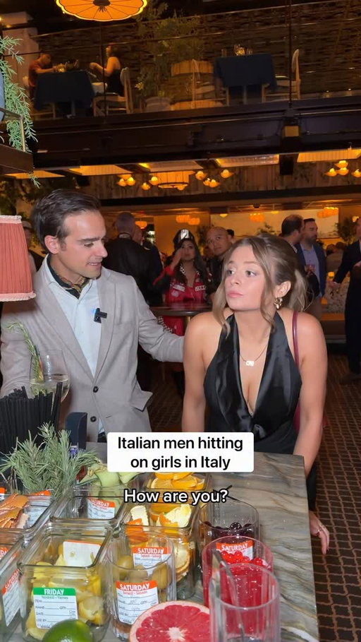 Flirting in Italy vs the 🇺🇸 USA😂 #italy#usa
