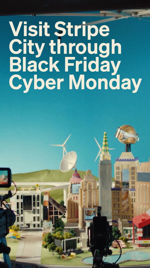 For Black Friday and Cyber Monday weekend, we created a miniature city with real-time data to celebrate businesses building on Stripe.