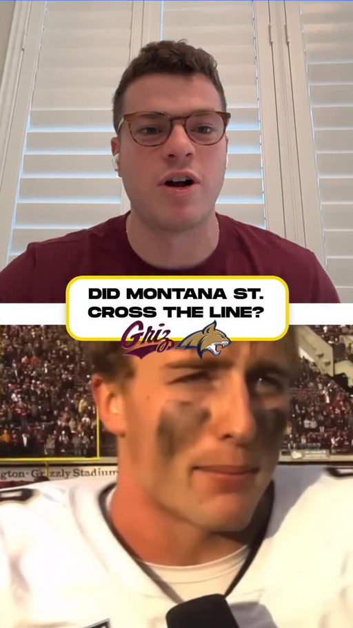 Did Montana State cross the line? 

Former Montana State player and Summer House reality star @westling.conrad weighs in… 

(Via @snapbackchop_)