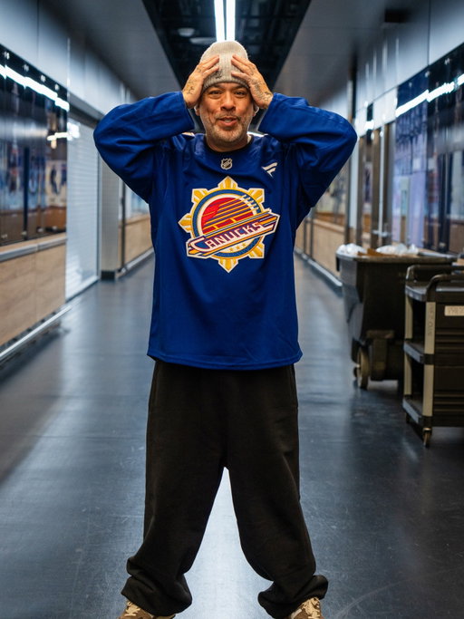 @JoKoy rocking the new @Canucks Filipino Heritage Night jersey. 🔥