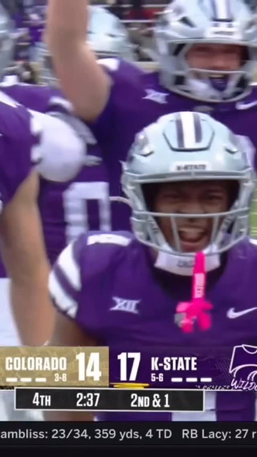 JOE JACKSON IS UNSTOPPABLE 🔥

Kansas State break free for a 17-yard touchdown to extend their lead 🏈

#Big12FB | 📺 FS1