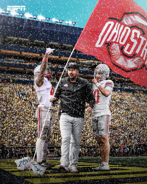 The streak is 🅾️-V-E-R ‼️

No. 1 Ohio State rolls into the Big House to defeat No. 15 Michigan 🔥