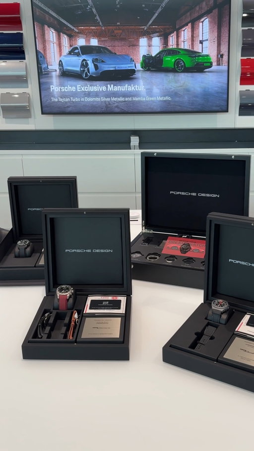 Discover #PorscheDesignTimepieces in person. From rich leather to refined titanium, see every detail for yourself and get fitted for the perfect feel.