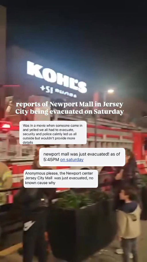 Eye witness accounts sharing that Newport Mall was just evacuated. This is a developing story - follow @thehobokengirl and @thejerseycitygirl for the latest updates. Stay safe everyone!! 😓

#jerseycity