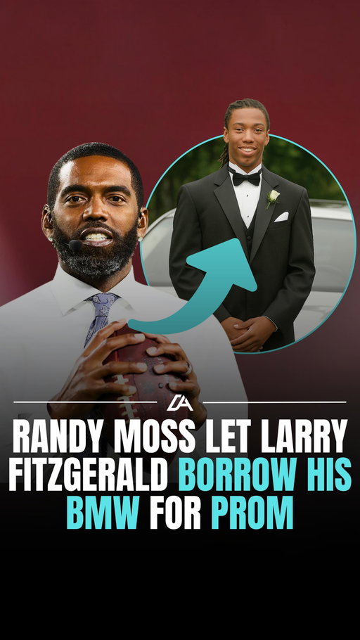 Larry Fitzgerald was a regular ball boy while growing up for the Minnesota Vikings… but he took full advantage of it.

He would ask questions, stay late & watch Randy Moss perfect his craft. Eventually him and Moss actually became friends.

Randy even showed up to one of Larry’s highschool football games. Eventually it was time for prom & Larry didn’t have a car. So he jokingly asked Moss if he could borrow his BMW…

He said yes. Their friendship continues today. One of the most interesting friendships in NFL history

Follow @idailyathlete & @drewbarnes14 for more 🏈