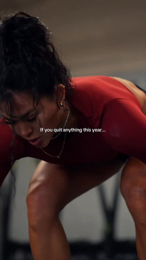 The only thing you should ever quit 🤭

#strengthtraining #olympiclifting