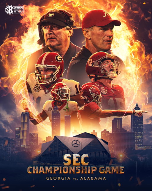 BAMA. GEORGIA. THE SEC CHAMPIONSHIP IS SET 🏆