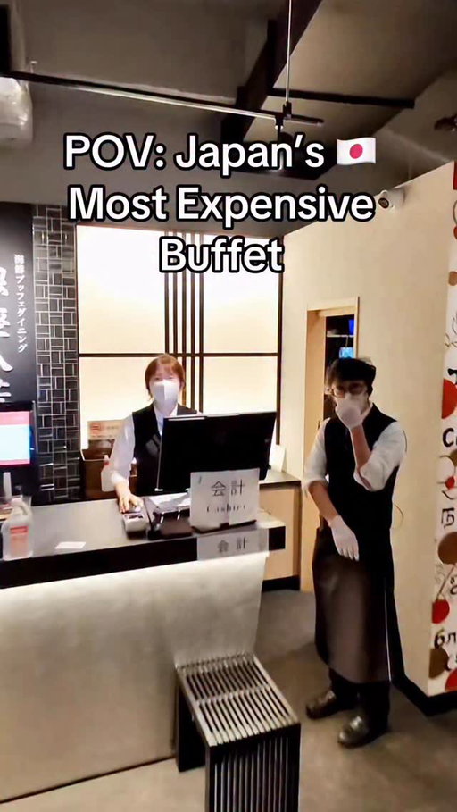 The most expensive buffet in Japan