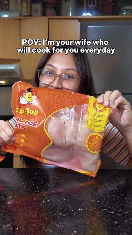 Ang manliligaw na may Tip-Top chicken, may plus points 🤪🧡
