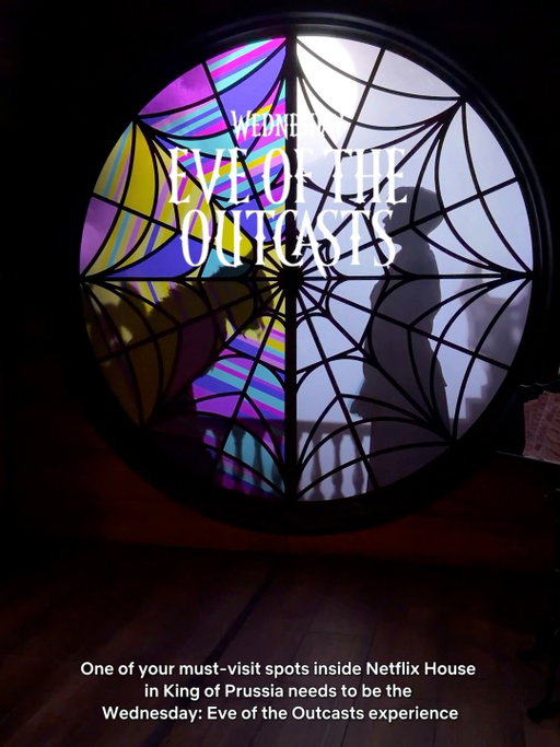 revel in @bon_nappetit's itinerary for a twisted time at Wednesday’s Eve of the Outcasts, only at Netflix House Philly🦇

#netflixpartner