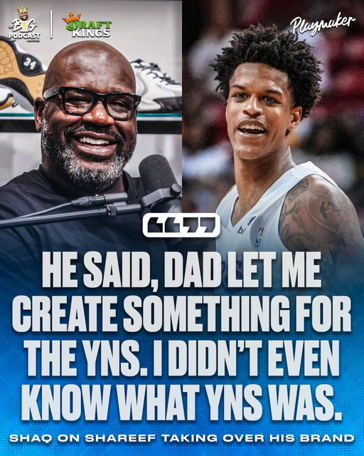 Shout out to @shareef for what he’s doing with @theshaqbrand 👏📈