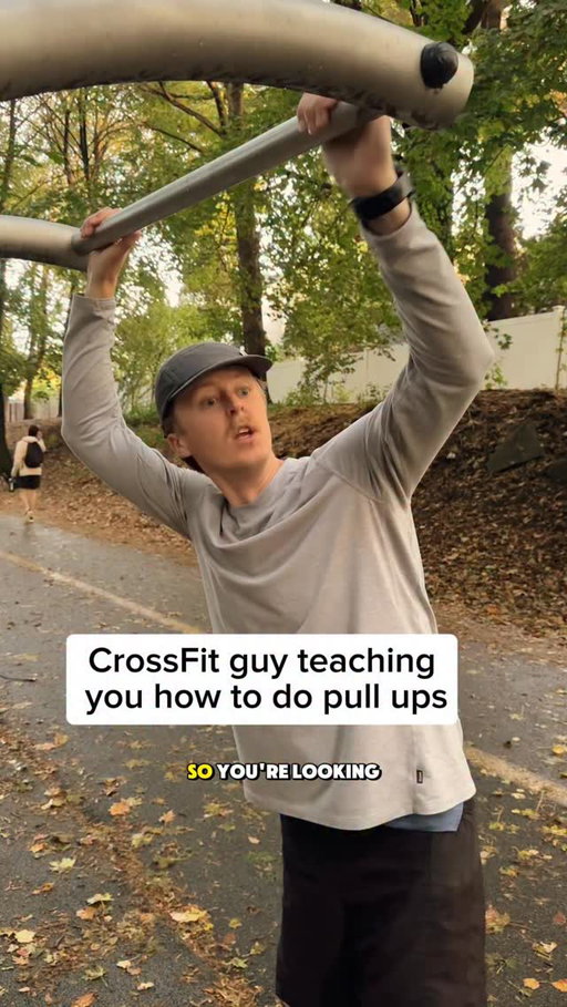 The sternum smack is key #crossfit #fitness #pullups #comedy #reels