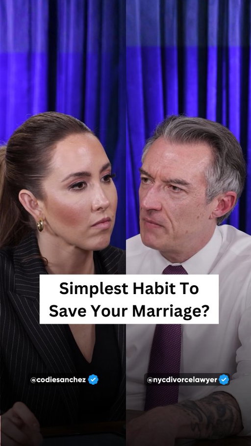 A successful marriage requires disciplined habit. James Sexton breaks down the simple, structured routine that changed some couple's trajectory and proved more powerful than a court order.

Comment BIGDEAL to watch the full episode * also if you liked it, share the podcast with a friend. ❤️ you - Codie