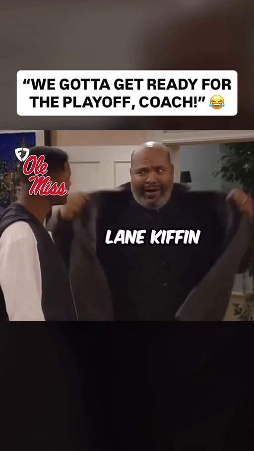 Ole Miss: “We gotta get ready for the playoff, coach!”

Lane Kiffin:

#NCAA | #LSU | #OleMiss
