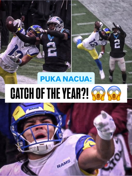 PUKA TOOK IT FROM THE DEFENDER WITH ONE HAND 😳

(via @nfl)